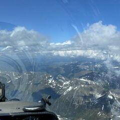 Flugwegposition um 14:41:31: Aufgenommen in der Nähe von Krakauhintermühlen, 8854, Österreich in 3486 Meter